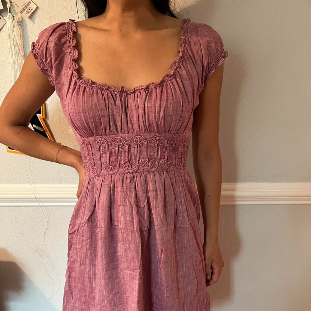 COPY - Max Studio dark pink dress